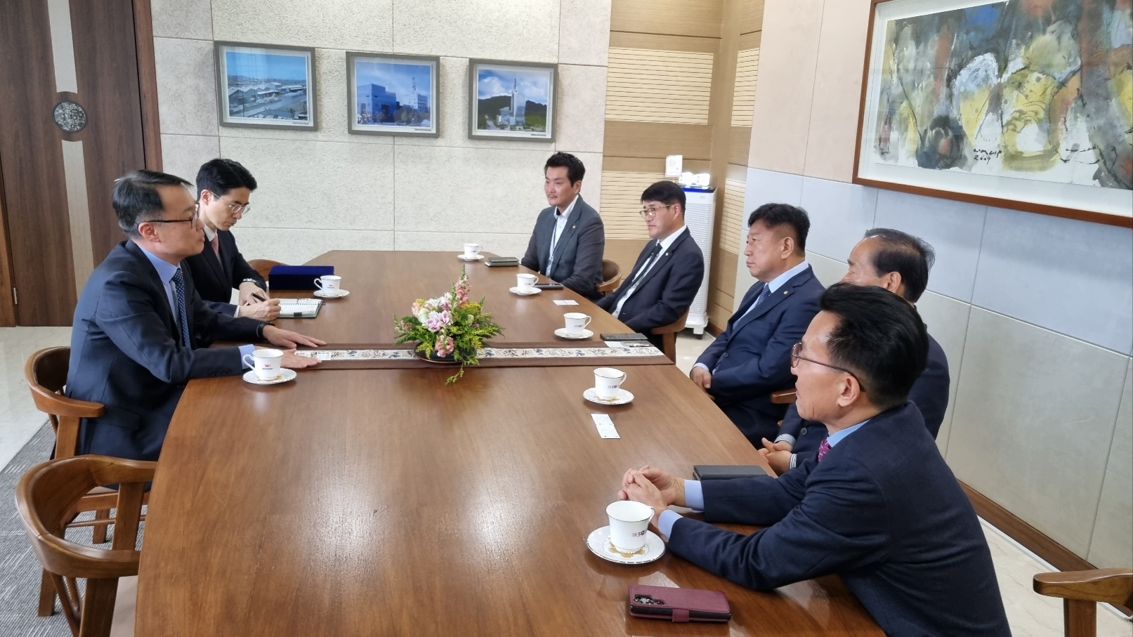 간담회 모습
