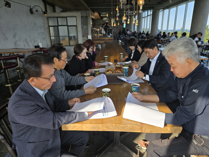 제22기 2차 임원회의 진행 제22기 2차 임원회의 진행