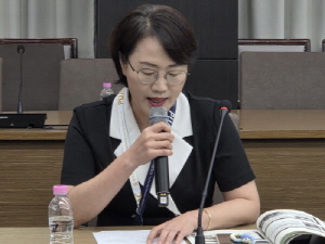 이정숙 자문위원 의견 발표 이정숙 자문위원 의견 발표