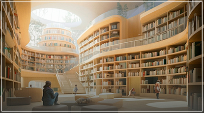 오늘은 감성 도서관 여행 어때요?